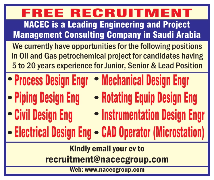 NACEC is a Leading Engineering and Project Management Consulting Company in Saudi Arabia