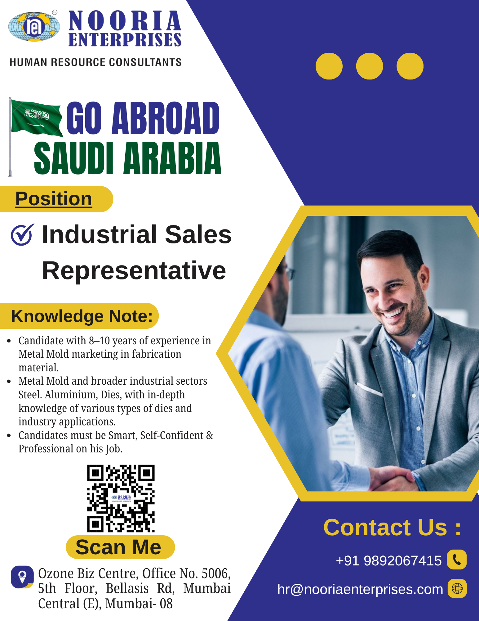 Opening for Saudi Arabia